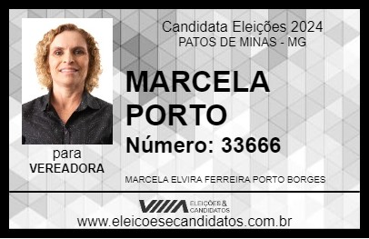 Candidato MARCELA PORTO 2024 - PATOS DE MINAS - Eleições