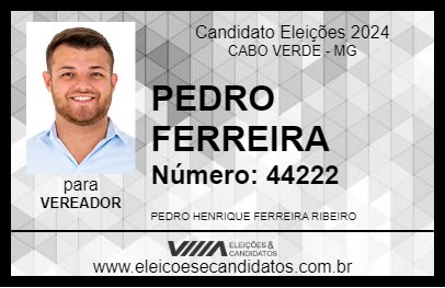 Candidato PEDRO FERREIRA 2024 - CABO VERDE - Eleições