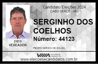 Candidato SERGINHO DOS COELHOS 2024 - CABO VERDE - Eleições