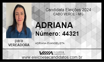 Candidato ADRIANA 2024 - CABO VERDE - Eleições