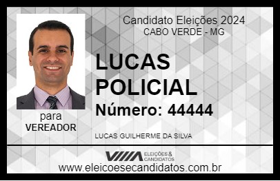 Candidato LUCAS POLICIAL 2024 - CABO VERDE - Eleições