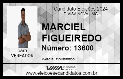 Candidato MARCIEL FIGUEIREDO 2024 - DIVISA NOVA - Eleições