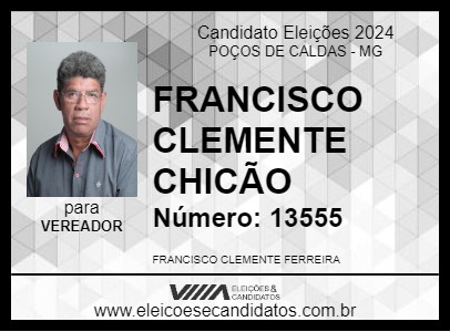 Candidato CHICÃO DO POVÃO 2024 - POÇOS DE CALDAS - Eleições