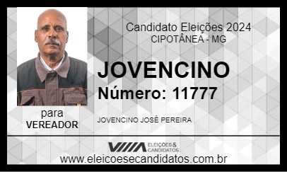 Candidato JOVENCINO 2024 - CIPOTÂNEA - Eleições