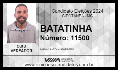 Candidato BATATINHA 2024 - CIPOTÂNEA - Eleições