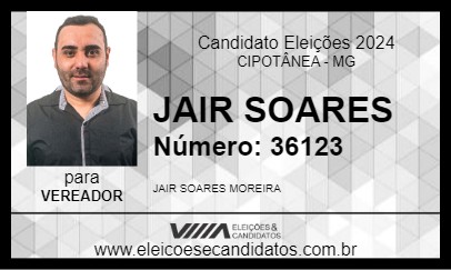 Candidato JAIR SOARES 2024 - CIPOTÂNEA - Eleições