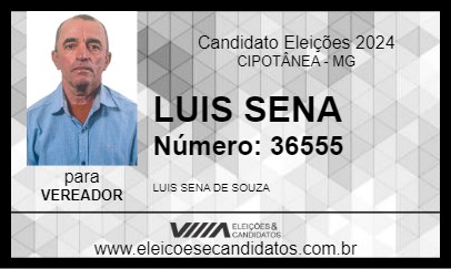 Candidato LUIS SENA 2024 - CIPOTÂNEA - Eleições