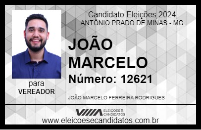 Candidato JOÃO MARCELO 2024 - ANTÔNIO PRADO DE MINAS - Eleições