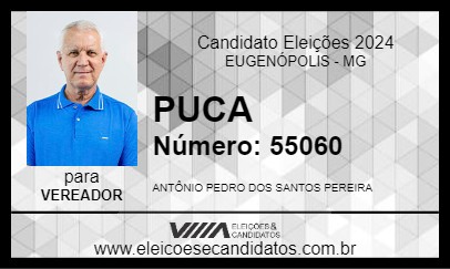 Candidato PUCA 2024 - EUGENÓPOLIS - Eleições