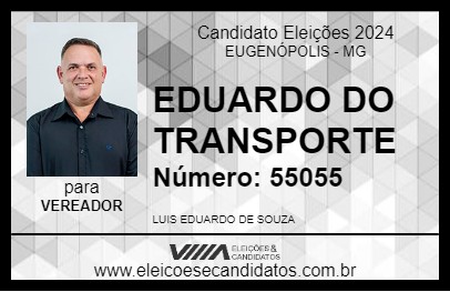 Candidato EDUARDO MOTORISTA 2024 - EUGENÓPOLIS - Eleições