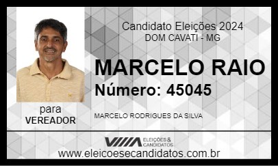 Candidato MARCELO RAIO 2024 - DOM CAVATI - Eleições