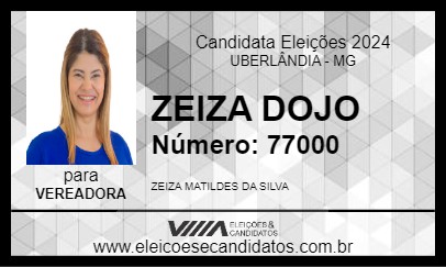 Candidato ZEIZA DOJO 2024 - UBERLÂNDIA - Eleições