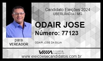 Candidato ODAIR JOSE 2024 - UBERLÂNDIA - Eleições