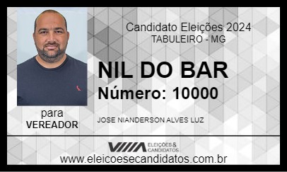 Candidato NIL DO BAR 2024 - TABULEIRO - Eleições