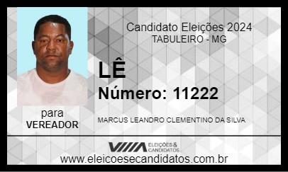 Candidato LÊ 2024 - TABULEIRO - Eleições