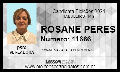 Candidato ROSANE PERES 2024 - TABULEIRO - Eleições