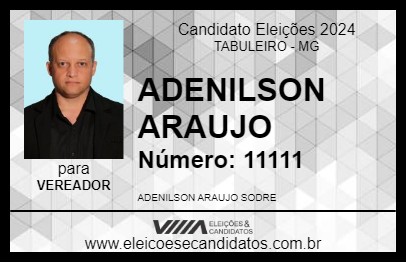 Candidato ADENILSON ARAUJO 2024 - TABULEIRO - Eleições