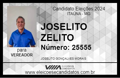 Candidato JOSELITO ZELITO 2024 - ITAÚNA - Eleições