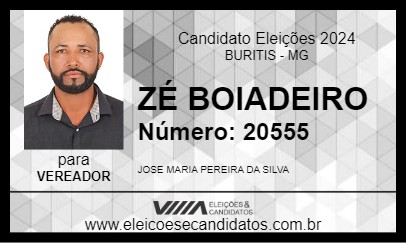 Candidato ZÉ BOIADEIRO 2024 - BURITIS - Eleições