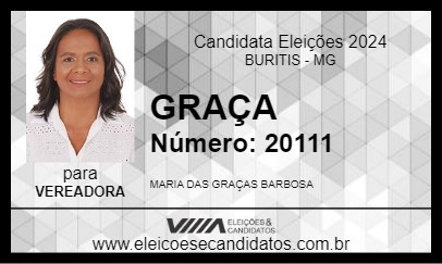 Candidato GRAÇA 2024 - BURITIS - Eleições