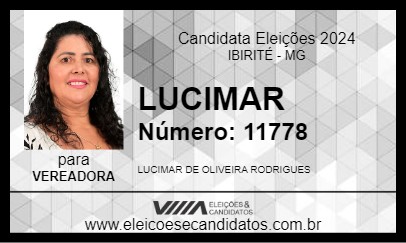 Candidato LUCIMAR 2024 - IBIRITÉ - Eleições