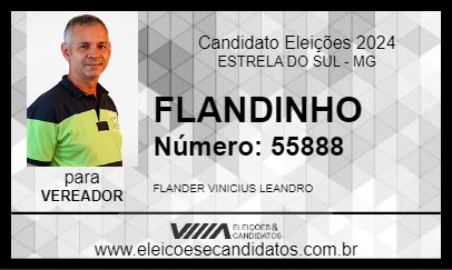 Candidato FLANDINHO 2024 - ESTRELA DO SUL - Eleições