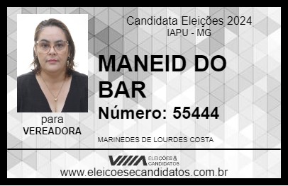 Candidato MANEID DO BAR 2024 - IAPU - Eleições