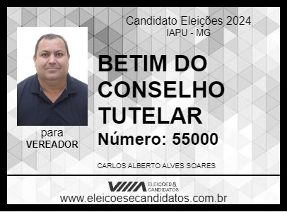 Candidato BETINHO 2024 - IAPU - Eleições