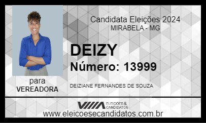 Candidato DEIZY 2024 - MIRABELA - Eleições