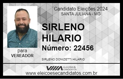 Candidato SIRLENO HILARIO 2024 - SANTA JULIANA - Eleições