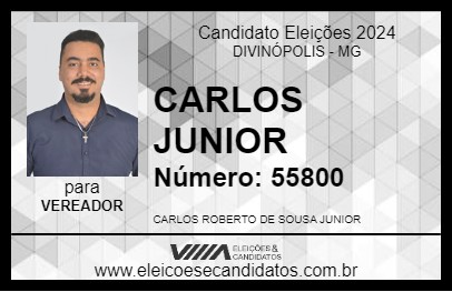 Candidato CARLOS JUNIOR 2024 - DIVINÓPOLIS - Eleições