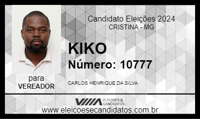 Candidato KIKO 2024 - CRISTINA - Eleições