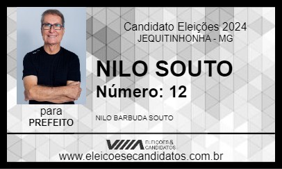 Candidato NILO SOUTO 2024 - JEQUITINHONHA - Eleições