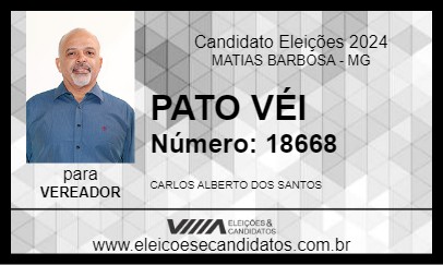 Candidato PATO VÉI 2024 - MATIAS BARBOSA - Eleições