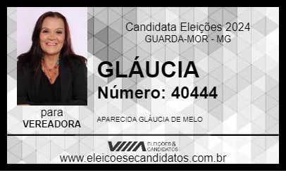 Candidato GLÁUCIA 2024 - GUARDA-MOR - Eleições