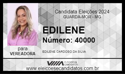 Candidato EDILENE 2024 - GUARDA-MOR - Eleições