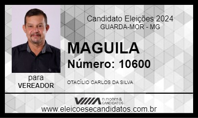 Candidato MAGUILA 2024 - GUARDA-MOR - Eleições