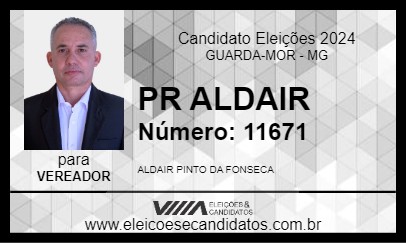 Candidato PR ALDAIR 2024 - GUARDA-MOR - Eleições