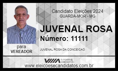 Candidato JUVENAL ROSA 2024 - GUARDA-MOR - Eleições