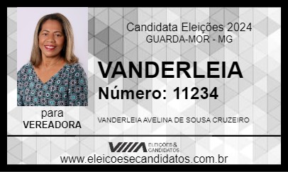 Candidato VANDERLEIA 2024 - GUARDA-MOR - Eleições