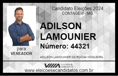 Candidato ADILSON LAMOUNIER 2024 - CONTAGEM - Eleições