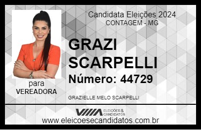 Candidato GRAZI SCARPELLI 2024 - CONTAGEM - Eleições