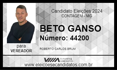 Candidato BETO GANSO 2024 - CONTAGEM - Eleições