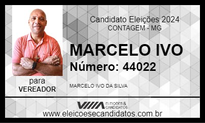 Candidato MARCELO IVO 2024 - CONTAGEM - Eleições