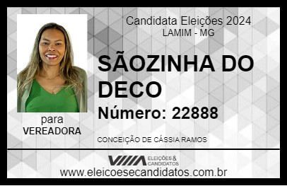 Candidato SÃOZINHA DO DECO 2024 - LAMIM - Eleições