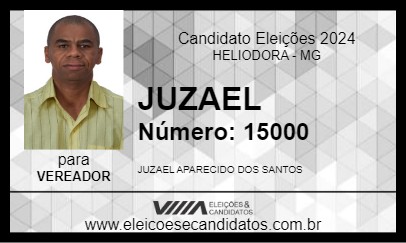 Candidato JUZAEL 2024 - HELIODORA - Eleições