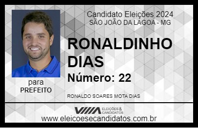 Candidato RONALDINHO DIAS 2024 - SÃO JOÃO DA LAGOA - Eleições