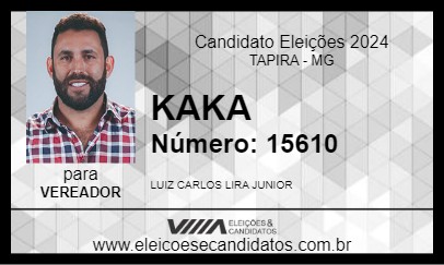 Candidato KAKA 2024 - TAPIRA - Eleições