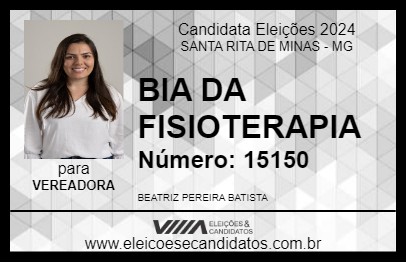 Candidato BIA DA FISIOTERAPIA 2024 - SANTA RITA DE MINAS - Eleições