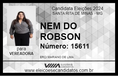 Candidato NEM DO ROBSON 2024 - SANTA RITA DE MINAS - Eleições